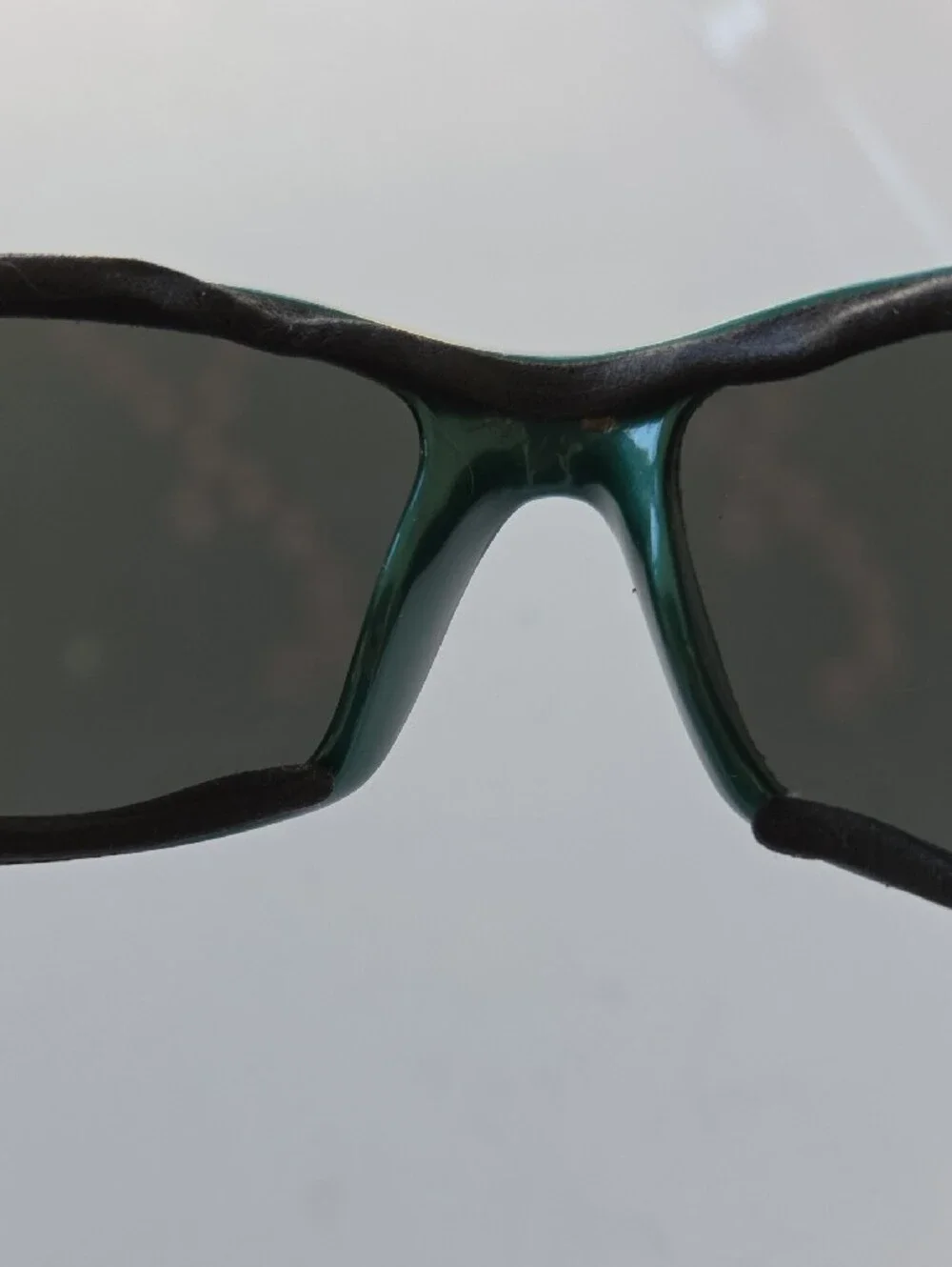 Harley-Davidson Black and Green Wrap Sunglasses